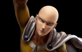 Vinyl Statue One Punch Man Saitama Senpai 1/4 Scale Statue