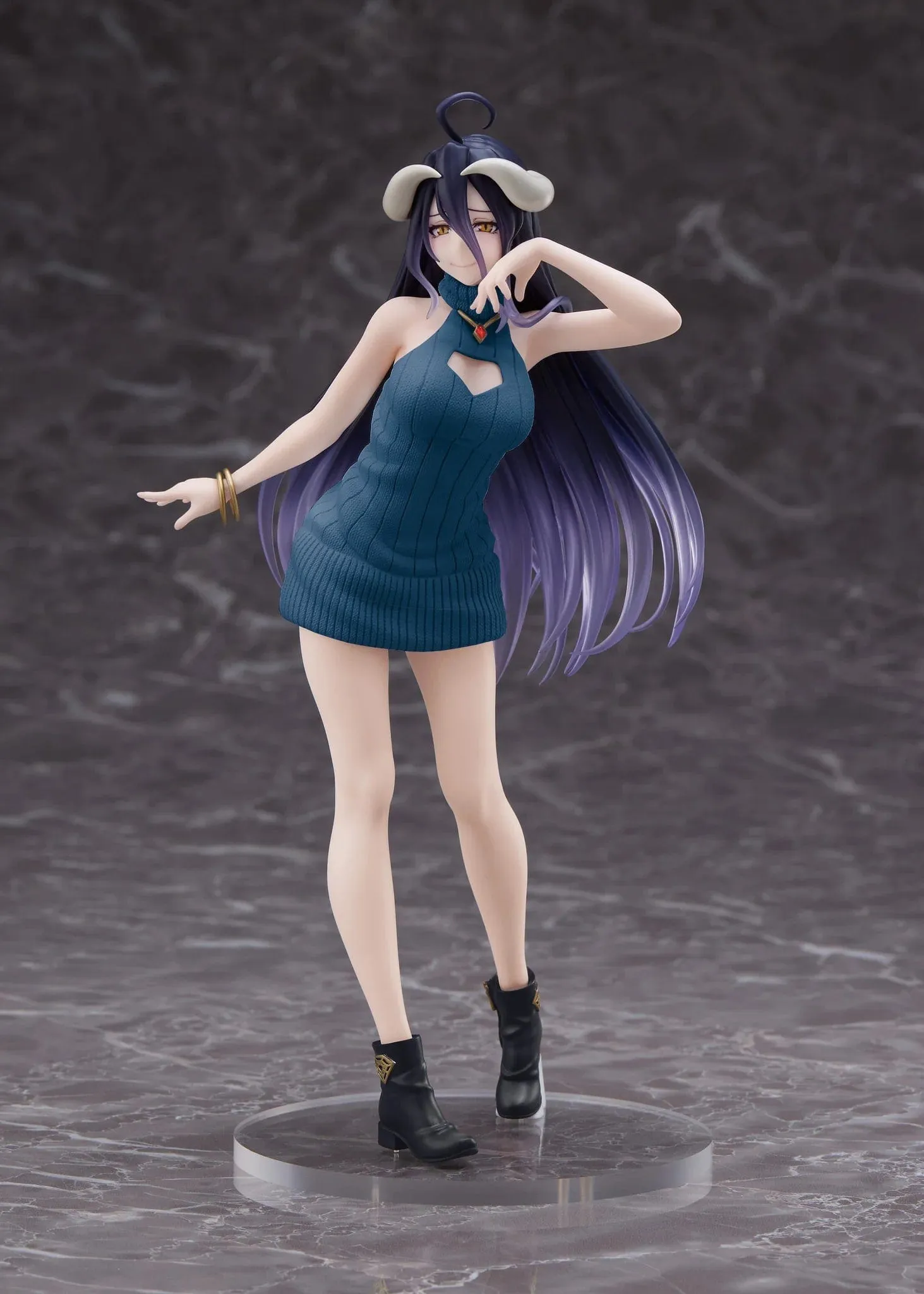 Mindfulness practice Anime Sculpture Overlord IV AMP Coreful Figure Figure Albedo ( Knit Dress Ver. ) Renewal Edition