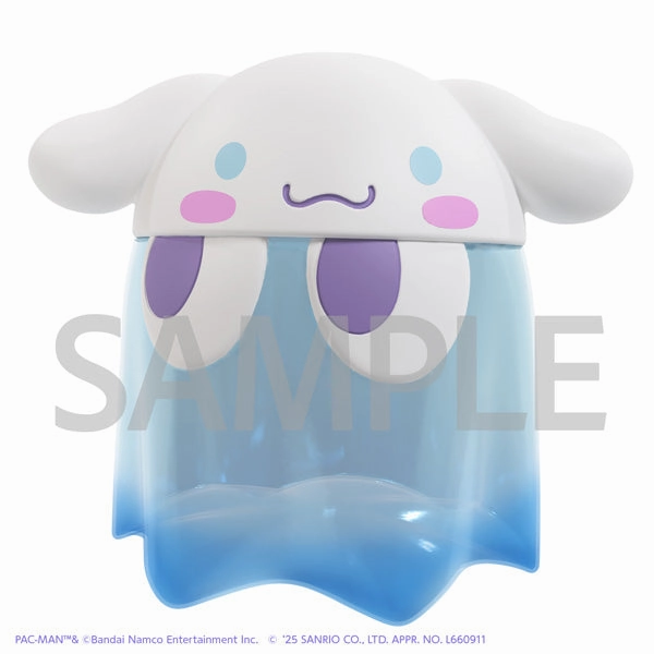 PAC-MANxSANRIO CHARACTERS Chibicollect Figure DX Ghost Hello Kitty Clear Color Ver. Cinnamoroll Clear Color Ver. Gaming Article Mid Century