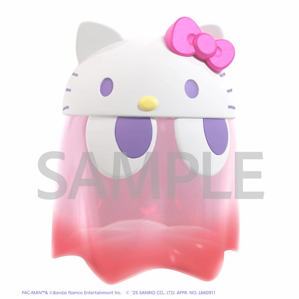 Entryway Accent Limited Goods PAC-MANxSANRIO CHARACTERS Chibicollect Figure DX Ghost Hello Kitty Clear Color Ver.