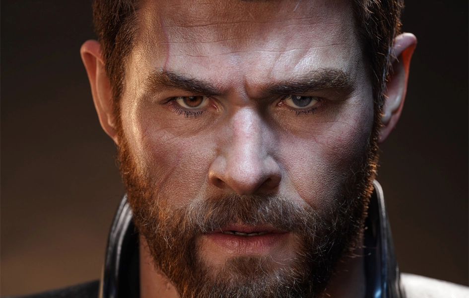 Vinyl Object Action Hero Thor Life-Size Bust