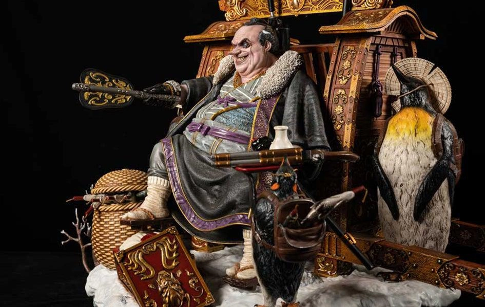 Penguin Daimyo (Samurai Series) 1/4 Scale Statue Superhero Creation Character Merchandise