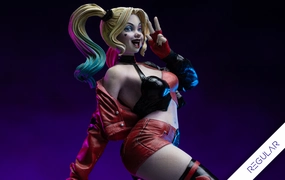 Vinyl Merchandise Gotham City Sirens - Harley Quinn Art Scale 1/10