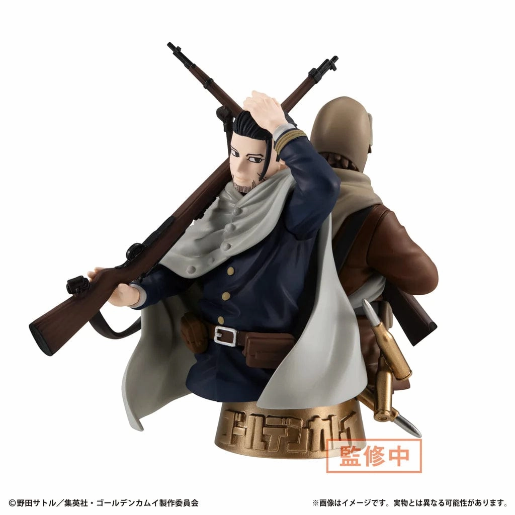 PETITRAMA EX SERIES GOLDEN KAMUY The Golden Sign Vol 1 Set Realistic Art Mini Statue