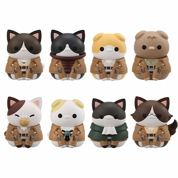 MEGA CAT PROJECT ATTACK ON TITAN Attack on Tinyan Gathering Scout Regiment danyan! Toy Gift Collectible Merchandise