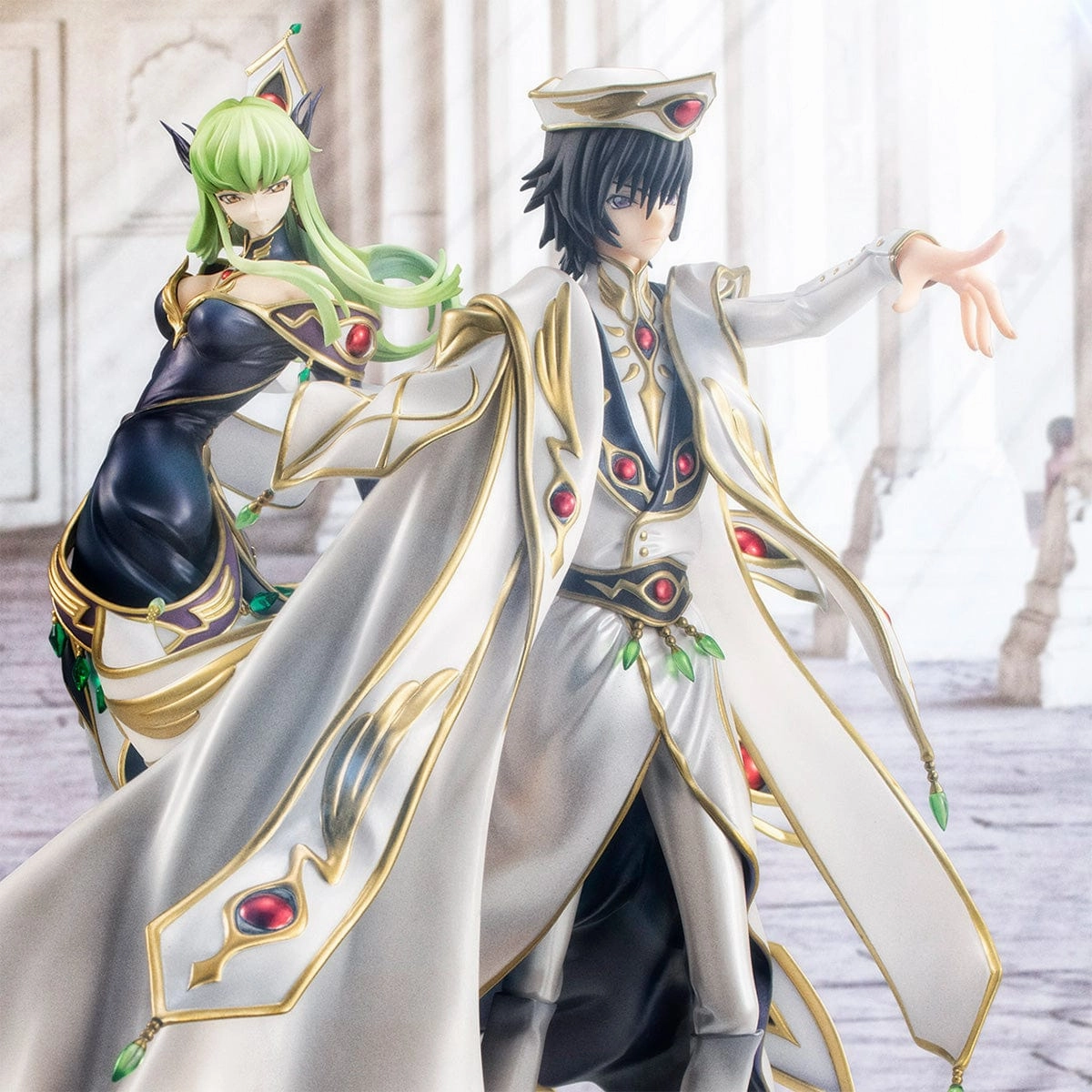 PRECIOUS G.E.M. SERIES CODE GEASS Lelouch of the Rebellion Lelouch vi Britannia & C.C set Designer Unit