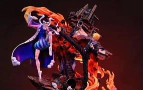 Gaming Toy Anime Article One Piece - Sanji vs Mr.2 (Bon-Clay) 1/6 Scale Statue