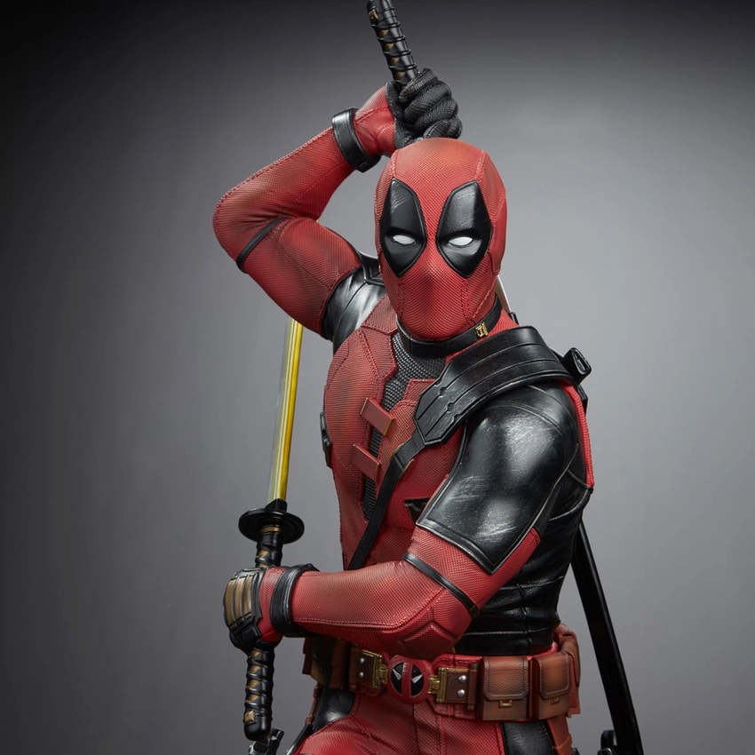 Deadpool & Wolverine - Deadpool Legacy Replica 1/4 Scale Statue Monochrome Design Samurai Figure
