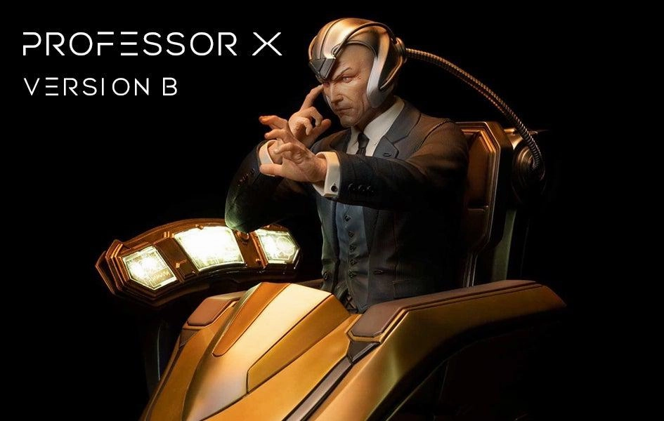 Professor X 1/4 Scale Statue Hoverchair Version B Convention Exclusive Vinyl Piece