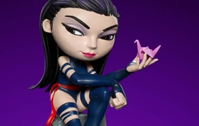 Psylocke MiniCo Statue Imaginary Play