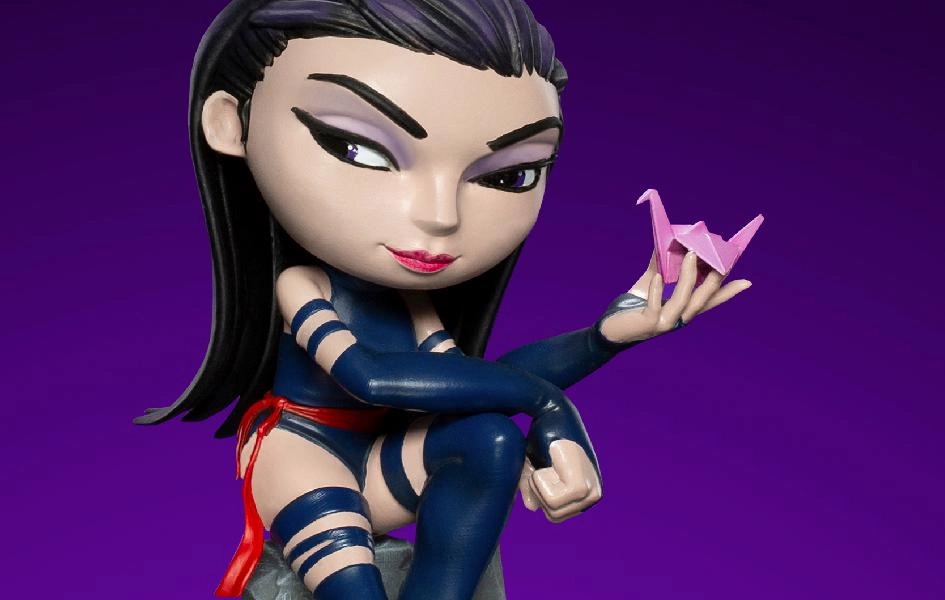 Psylocke MiniCo Statue Imaginary Play