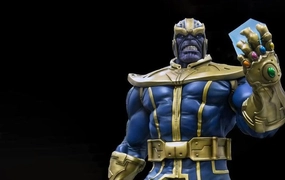 THANOS 1/4 Scale Statue (Comics Version) by XM STUDIOS - WITH COIN Designer Decor Rare Edition
