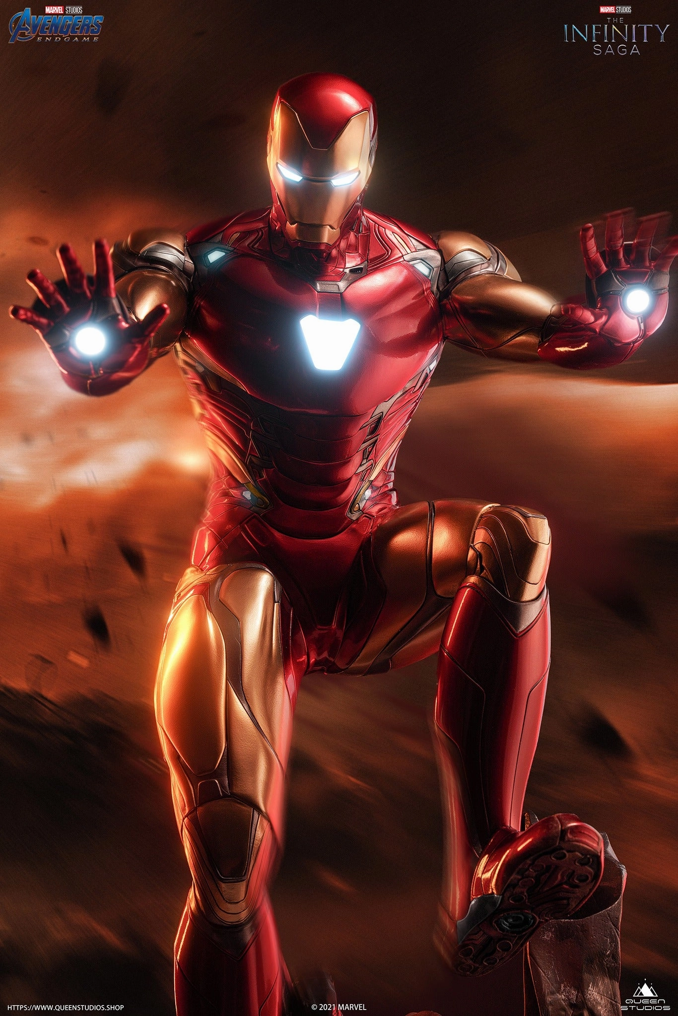 Art Sculpture Superhero Art Iron Man Mark 85 1/4 Scale Statue