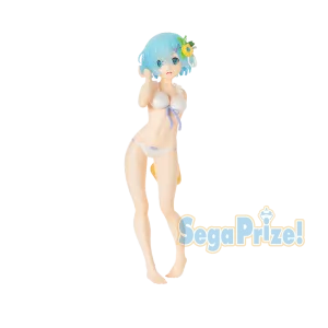 Re ZERO LPM Figure Rem Summer Sun Ver Study room