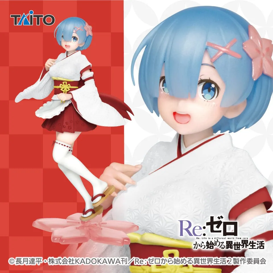 Re : Zero Precious Figure Rem Japanese maid ver Renewal Virtual Collectible Premium Display
