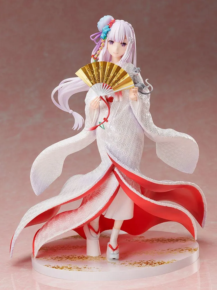 Amateur Hobby Re ZERO Starting Life in Another World Emilia Shiromuku 1/7 Scale Figure