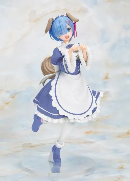 Fashion Doll Re : Zero Starting Life in Another World Figure Rem Memory Snow Puppy Ver Renewal Edition