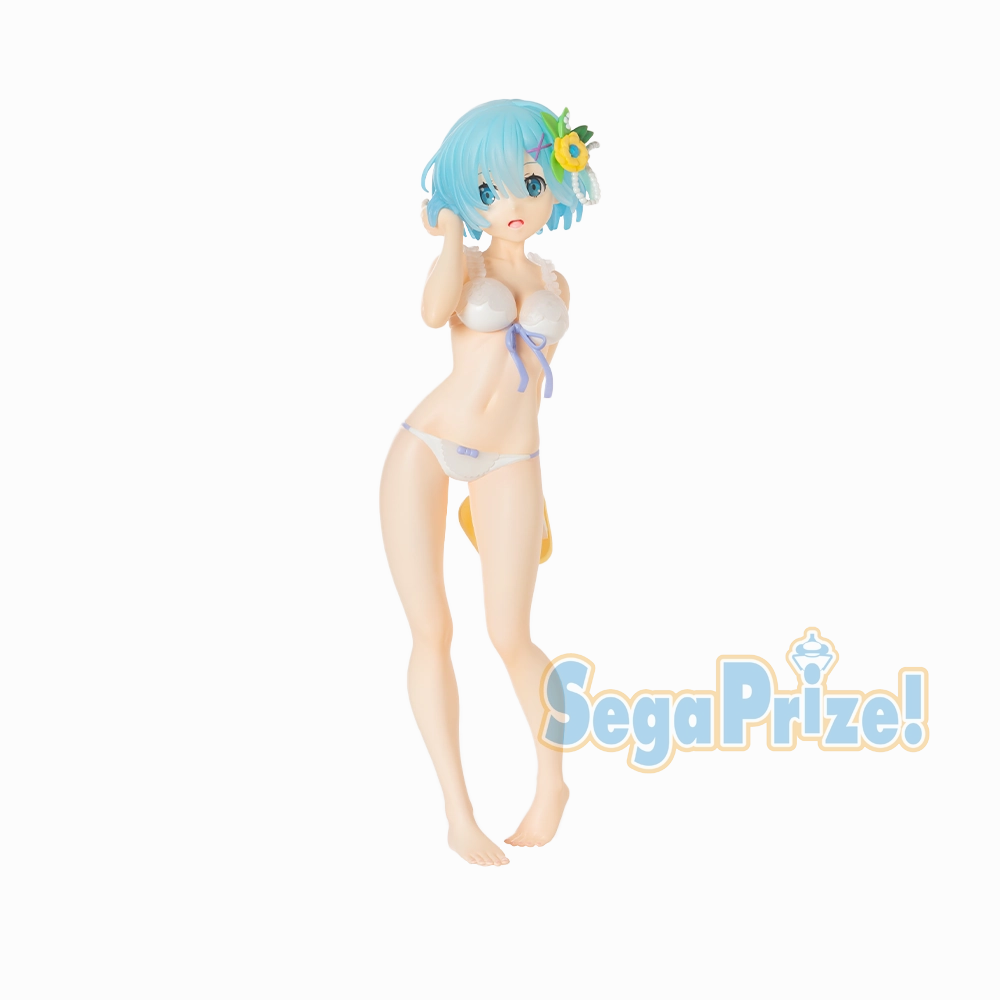 Re ZERO LPM Figure Rem Summer Sun Ver Study room