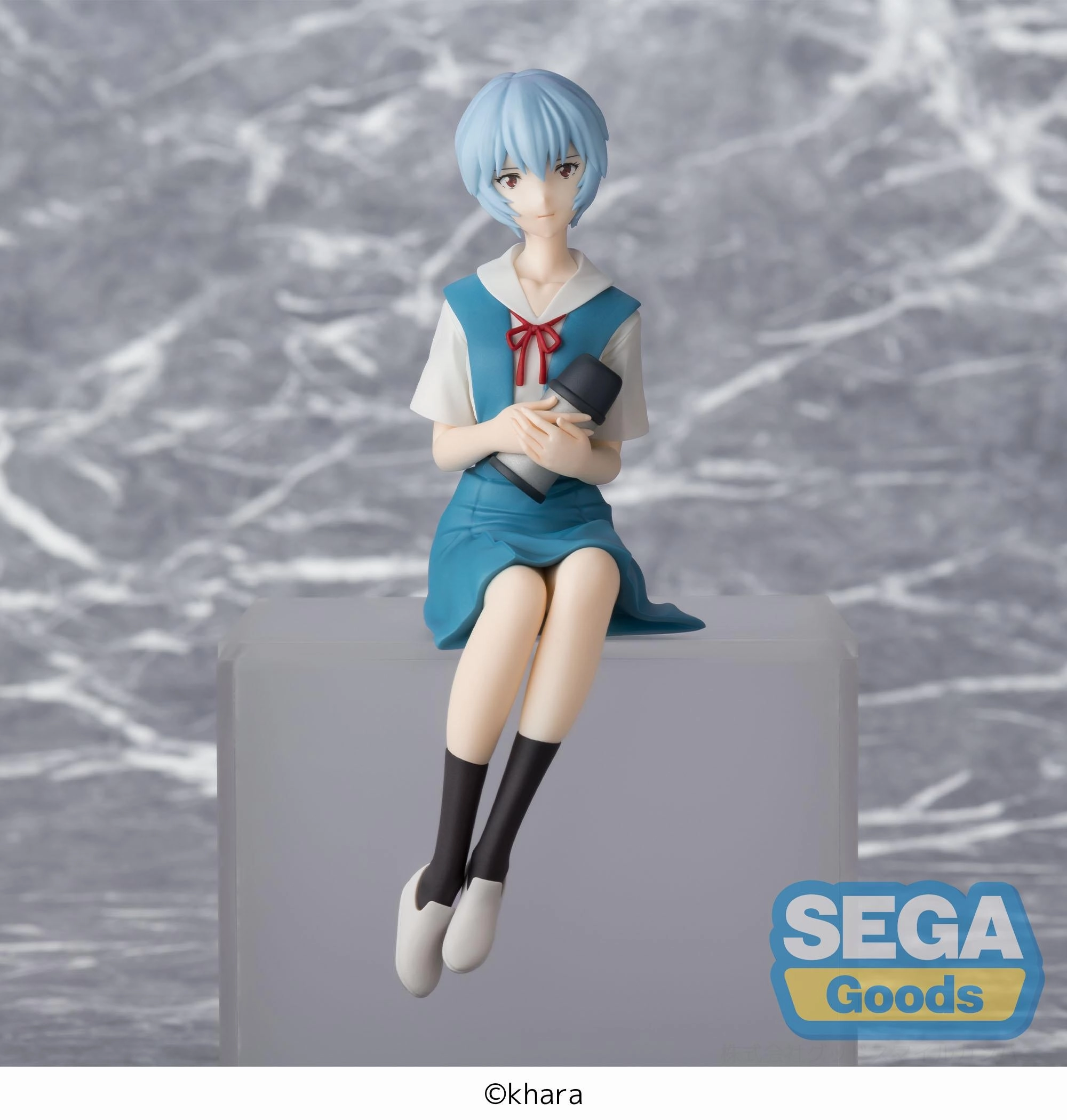 Mathematical Model Creative Outlet Rebuild of Evangelion PM Perching Figure Rei Ayanami
