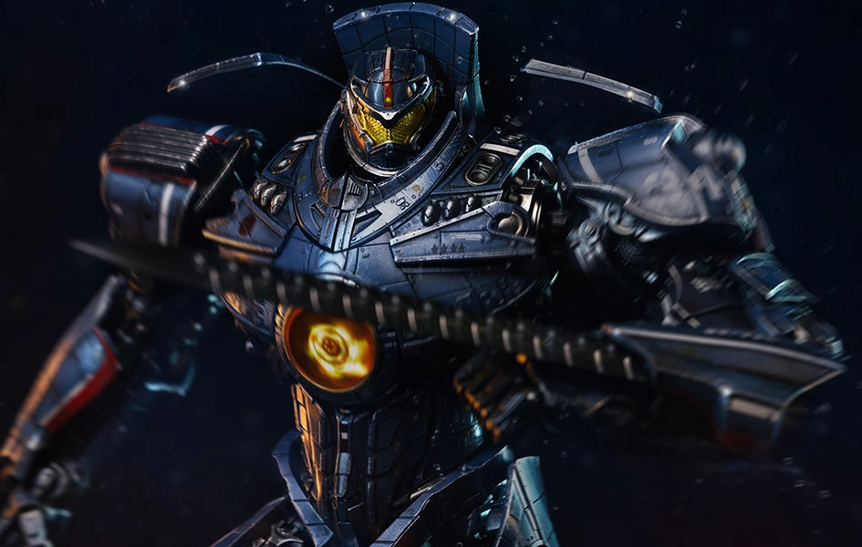 Pacific Rim - Gipsy Danger Heavy Mecha 32cm Figure Chibi Merchandise