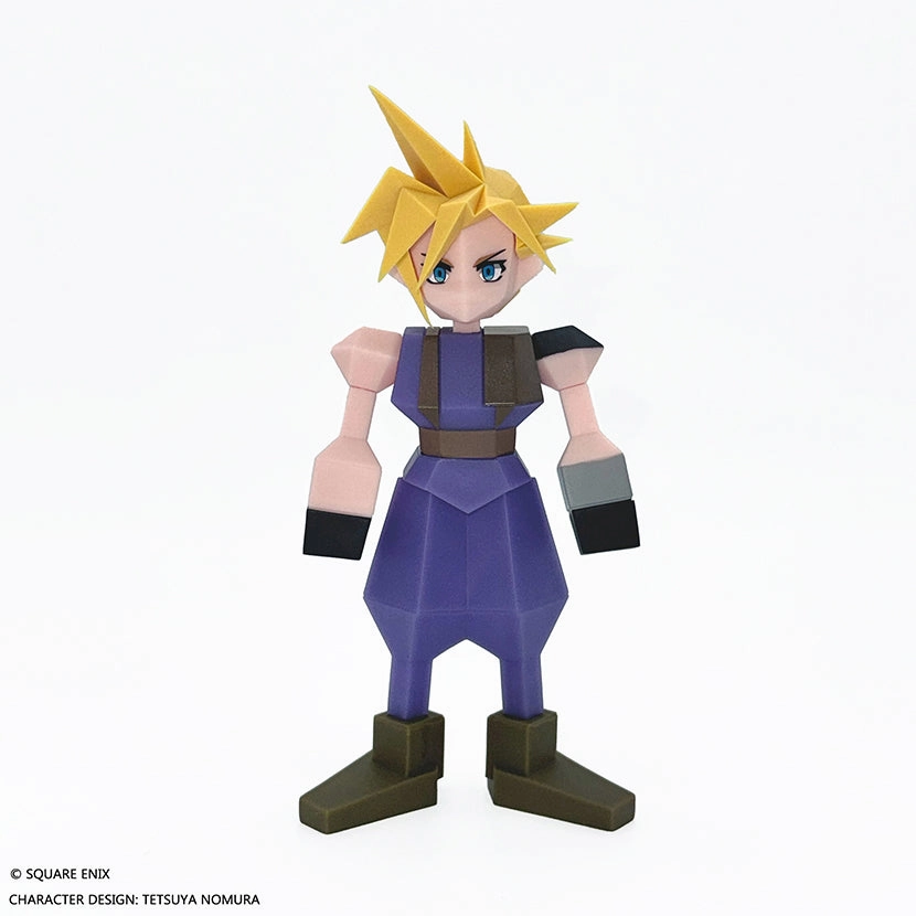 Trending Now Artistic expression FINAL FANTASY VII POLYGON SOFT VINYL - CLOUD STRIFE