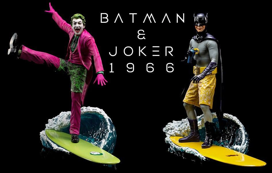 Joker & Batman 66 Deluxe BDS Art Statue Personalized Card