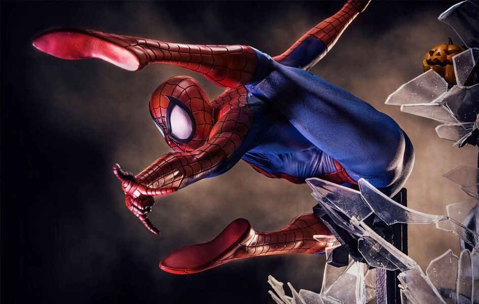 Spider-Man 1/4 Scale Legacy Statue Diorama by Iron Studios Fantasy Warrior
