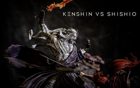Anime Character RUROUNI KENSHIN - KENSHIN VS SHISHIO Statue