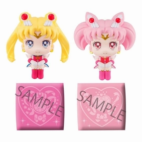 Extinct Creature Art Masterpiece Sailor Moon Look Up Series Super Sailor Moon & Super Chibi Moon set (with gift - cushion)