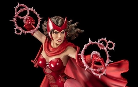 Scarlet Witch 1/4 Scale Statue by XM Studios Superhero Merchandise Kawaii Design