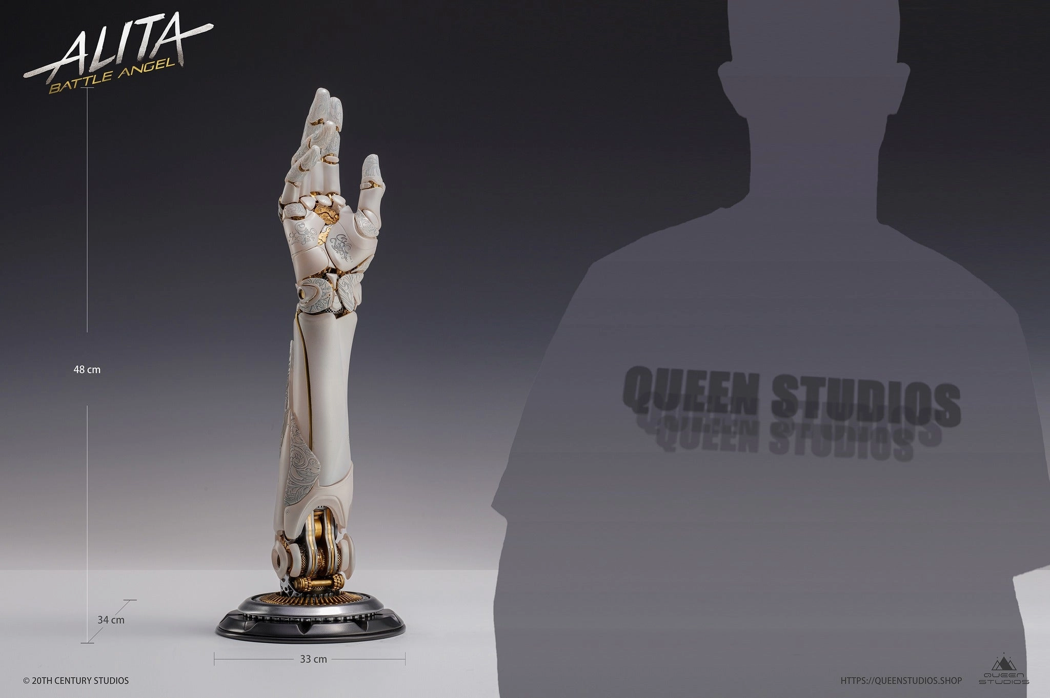 Gift For Her Gaming Peripheral Alita Battle Angel - "Doll Body" 1/1 Scale Collectible Arm Statue