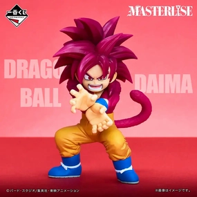 Desktop Toy Fall Decor ICHIBAN KUJI DRAGON BALL DAIMA 2 - A PRIZE SUPER SAIYAN 4 SON GOKU MINI MASTERLISE
