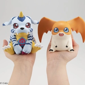 LOOK UP SERIES DIGIMON ADVENTURE Gabumon & Patamon Set??with gift: Cushion?? Kitchen Decor