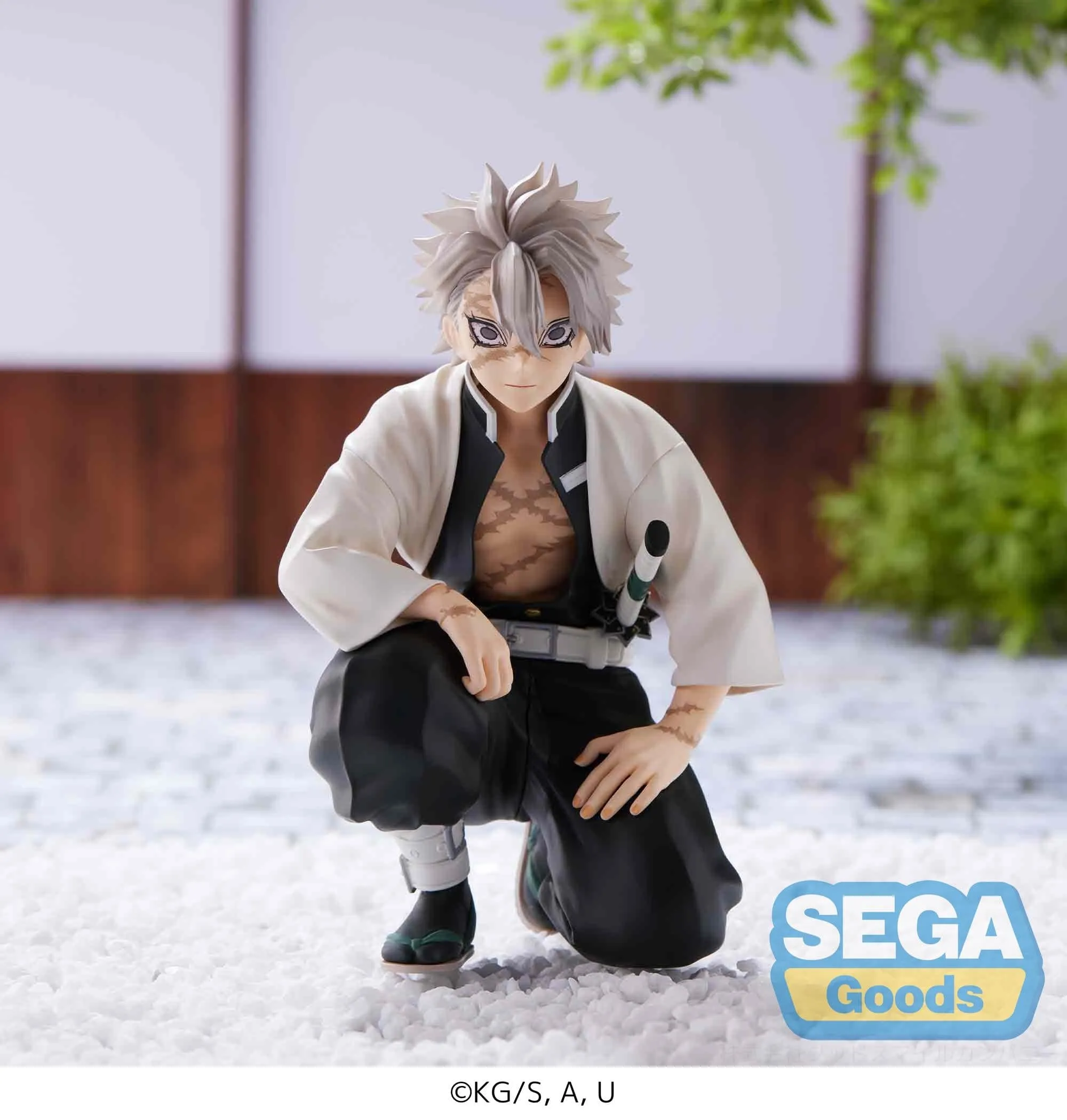 SEGA Demon Slayer Kimetsu no Yaiba PM Perching Figure Sanemi Shinazugawa Hashira Meeting Interchangeable Part