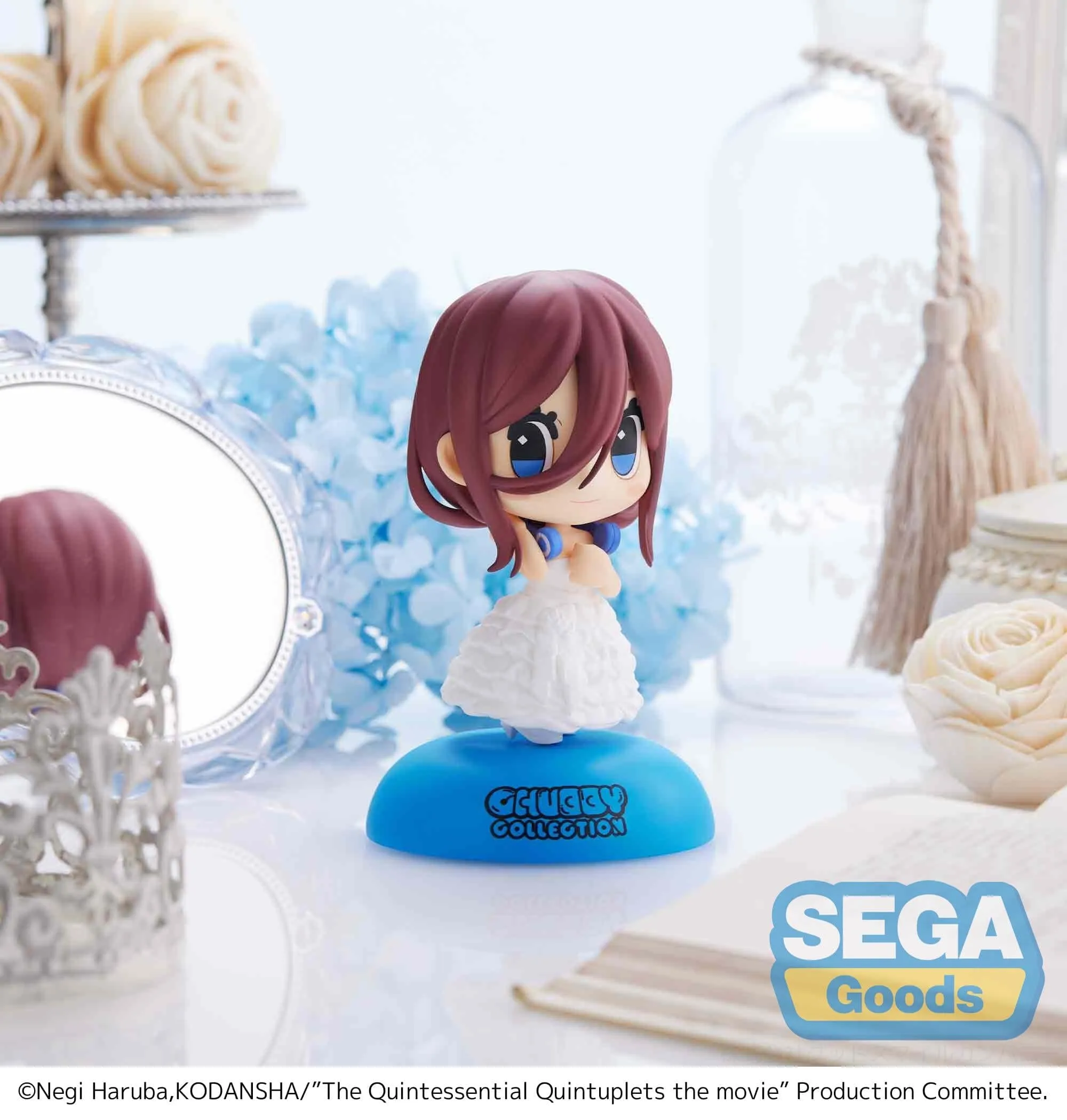 SEGA The Quintessential Quintuplets Movie CHUBBY COLLECTION MP Figure Miku Nakano Mini Statue Cultural symbol