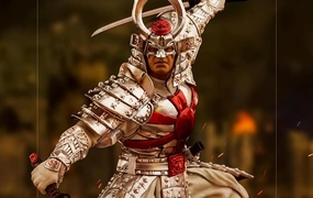 Cultural Gift Limited Edition Silver Samurai BDS Art Scale 1/10