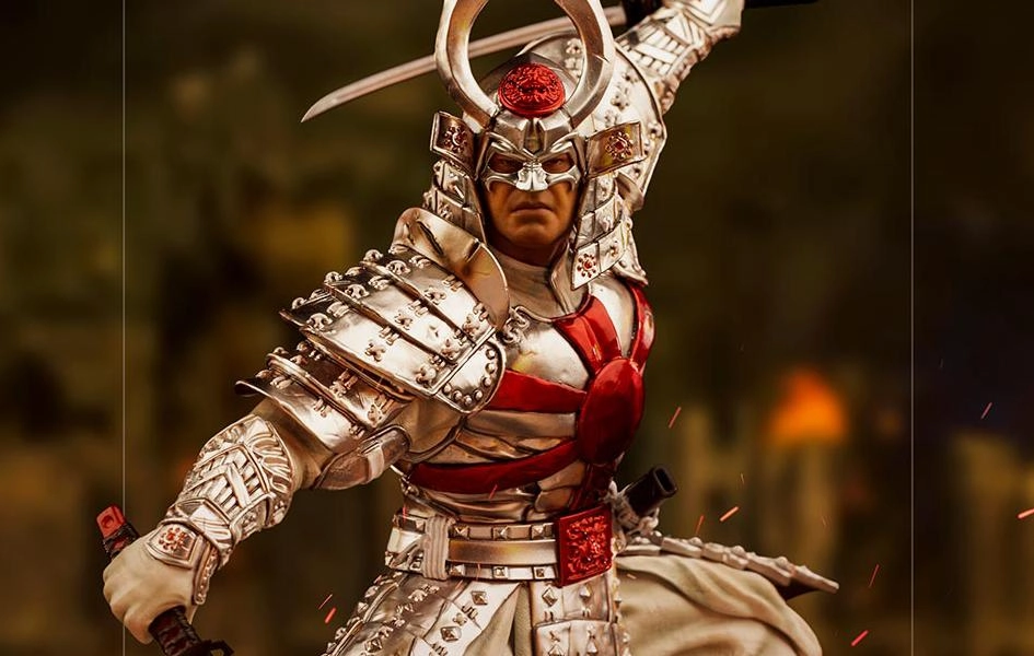 Cultural Gift Limited Edition Silver Samurai BDS Art Scale 1/10