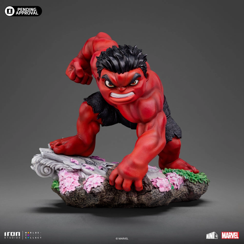 Light Up Feature Character Creation Captain America: Brave New World - Red Hulk MiniCo Statue