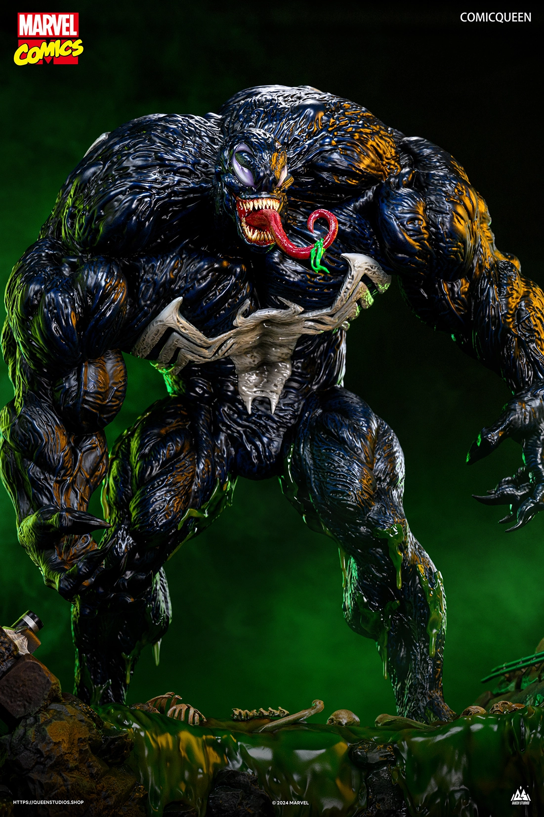 Spider-Man vs. Venom (Premium) Comicqueen 1/4 Scale Statue Folk Art Miniature Decor