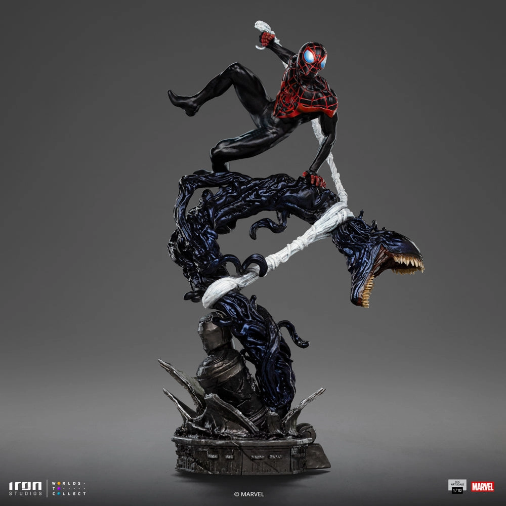 Recycled plastic Arcade Game Spider-Man vs. Villains Diorama - Miles Morales BDS Art Scale 1/10