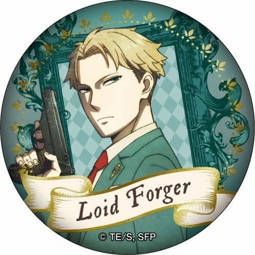 SPY x FAMILY Vintage Series Foil Stamping Japanese Paper Can Badge Box Wood Carving Cross Culture