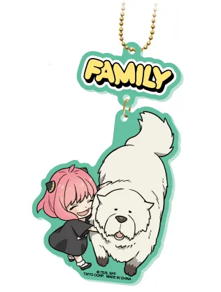 Miniature Collection Anime Creation SPYxFAMILY Acrylic keyholder Together with Bond