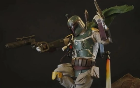 Star Wars BOBA FETT 1/4 Scale Statue Art Collectible Cryptid Model