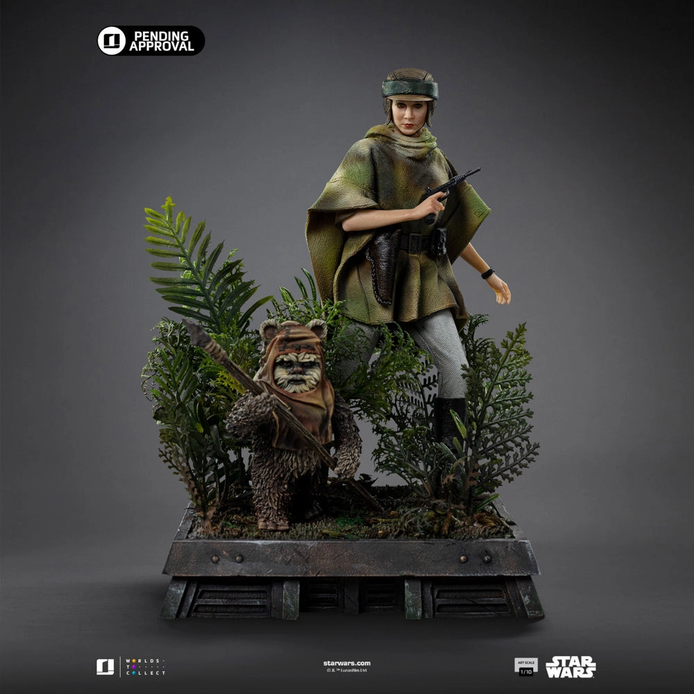 Star Wars: Return of the Jedi - Leia & Wicket Art Scale 1/10 Museum Quality Cultural Heritage