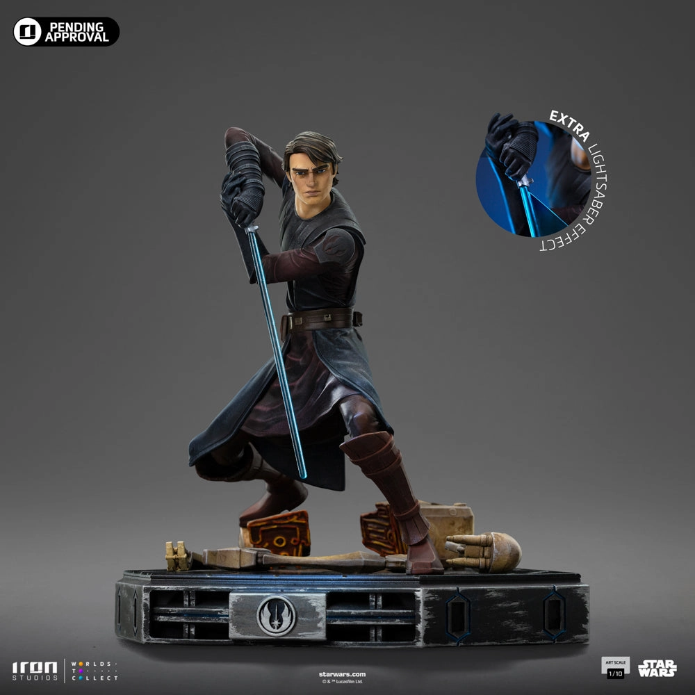 Plastic Model Star Wars: The Clone Wars - Anakin Skywalker Art Scale 1/10