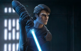 Universal Appeal Superhero Display Star Wars: The Clone Wars - Anakin Skywalker Art Scale 1/10