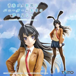 Seishun Buta Yarou CF Mai Sakurajima ~ Uniform Bunny ver Coreful Figure NFT Figure