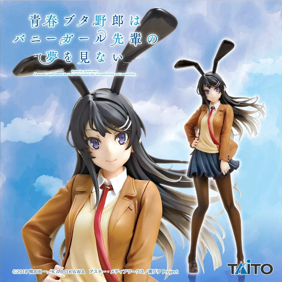 Seishun Buta Yarou CF Mai Sakurajima ~ Uniform Bunny ver Coreful Figure NFT Figure