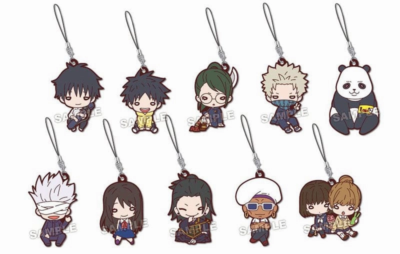 Animation Cel Battle Reenactment Jujutsu Kaisen 0 Nitotan Theatrical Version Rest Rubber Mascot