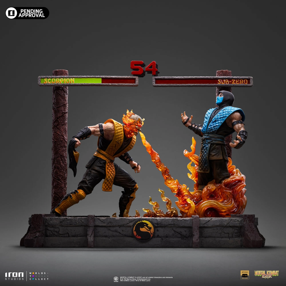 Paleontology Model PVC Collectible Mortal Kombat - Scorpion Fatality Deluxe Art Scale 1/10